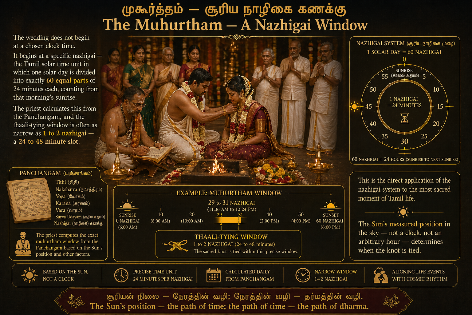 Muhurtham nazhigai timing visual