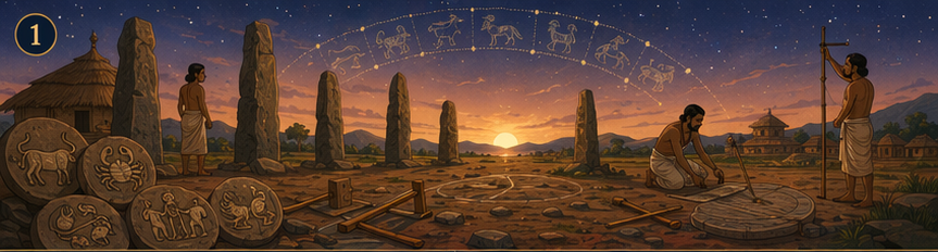Pre-Sangam origins timeline illustration