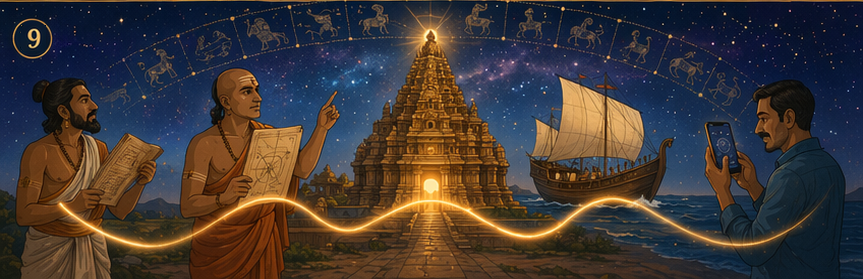 Living tradition timeline illustration