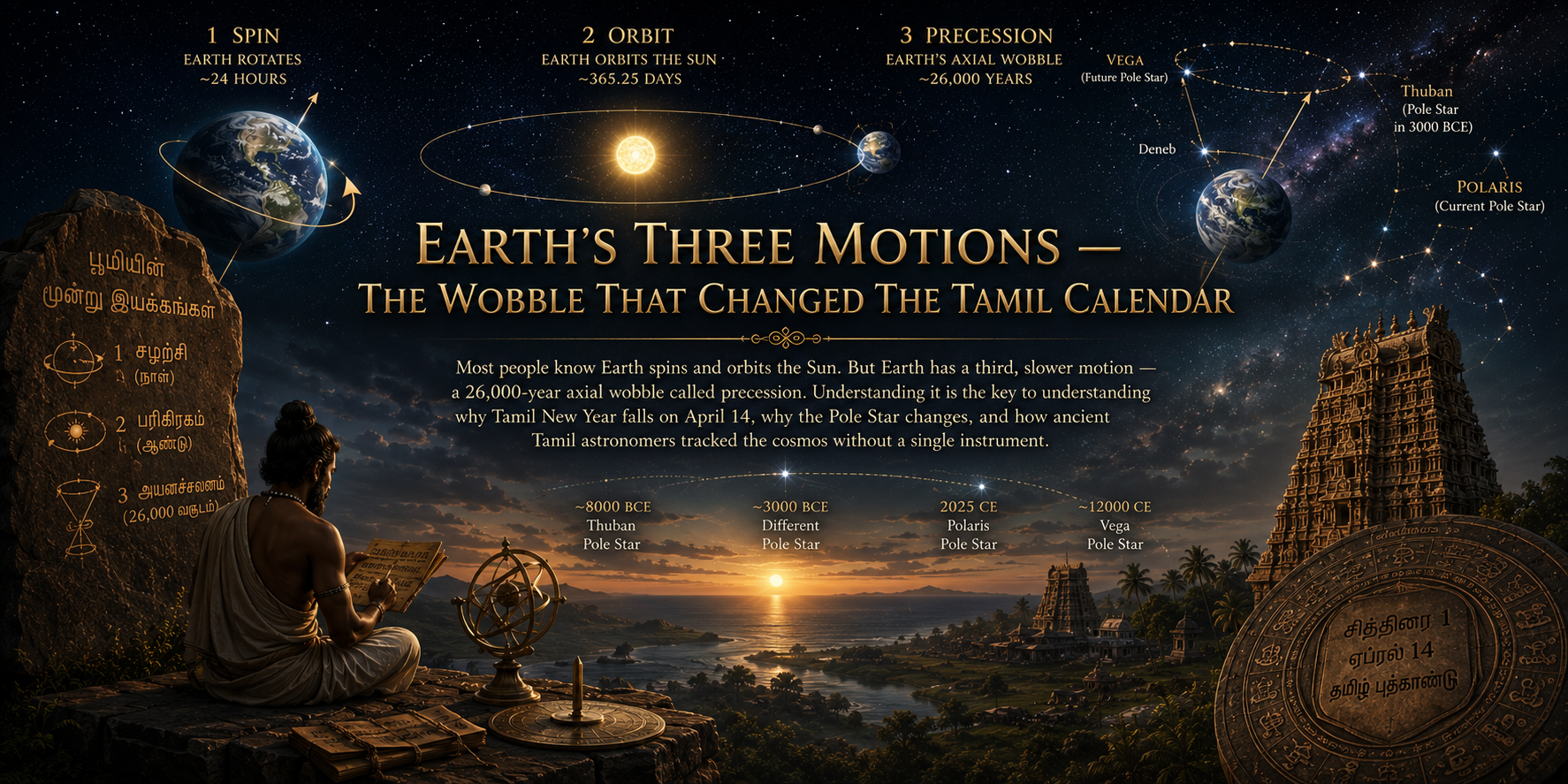 Earth's Three Motions