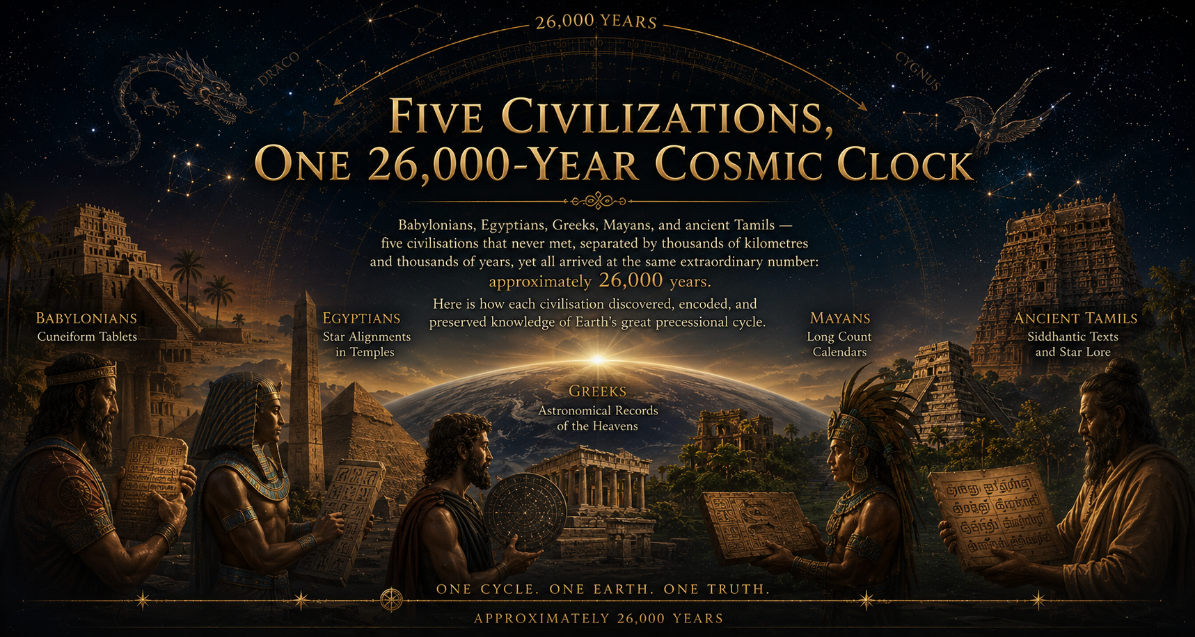 Five civilisations heading visual