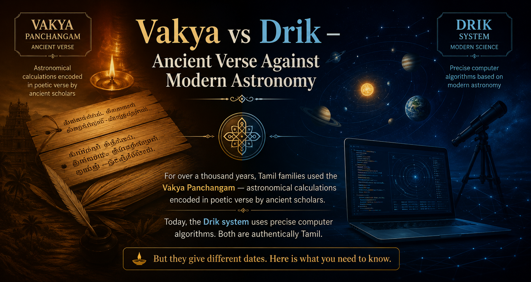 Vakya vs Drik Panchangam